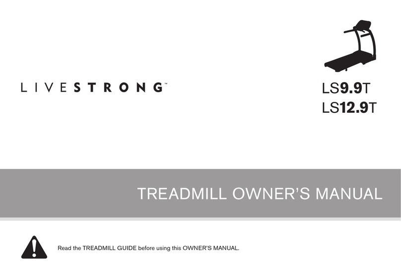 Livestrong LS9.9T User manual