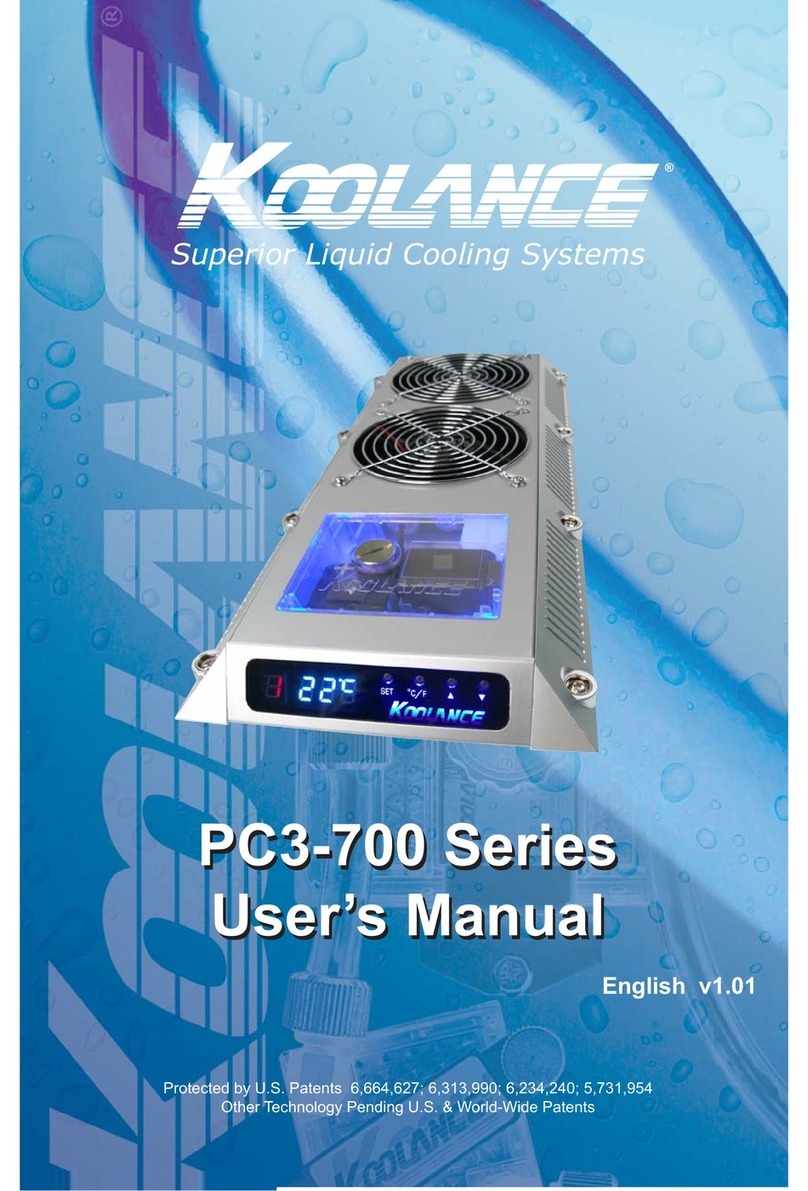 Koolance PC3-700 Series user manual