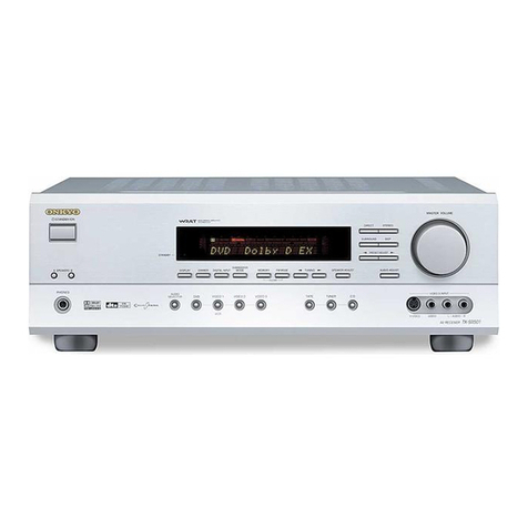 Onkyo TX-SR501 Assembly instructions