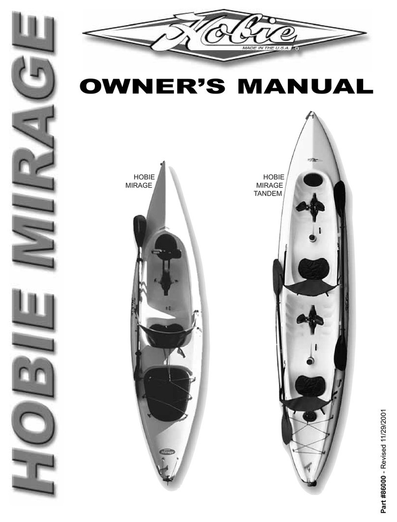 Hobie Mirage Drive User manual Hobie Mirage Drive User manual