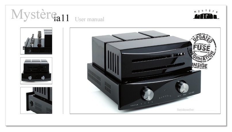 Mystere Mystere ia 11 user manual