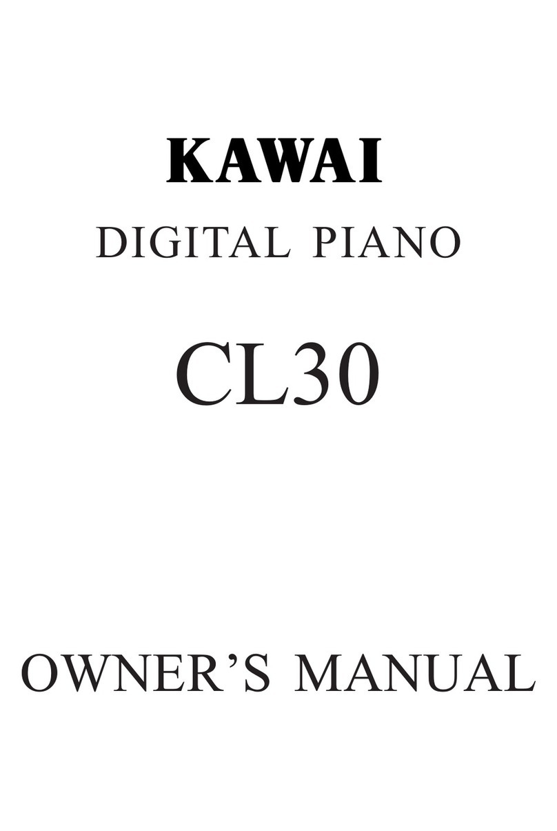 Kawai CL30 User manual