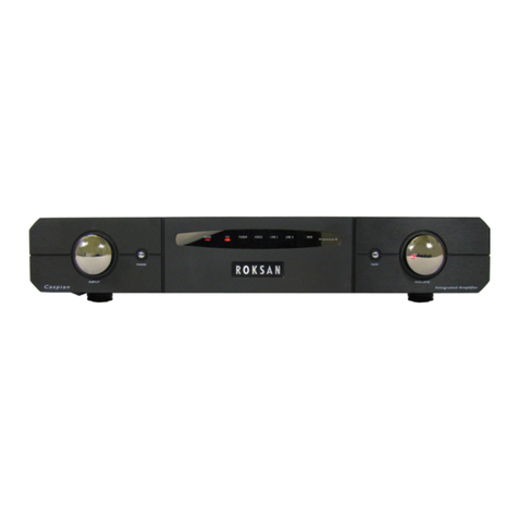 Roksan Audio caspian m2 user manual