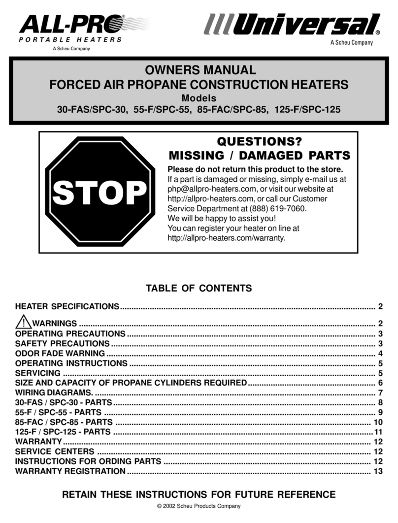 All Pro Solutions 30-FAS/SPC-30 owner's manual