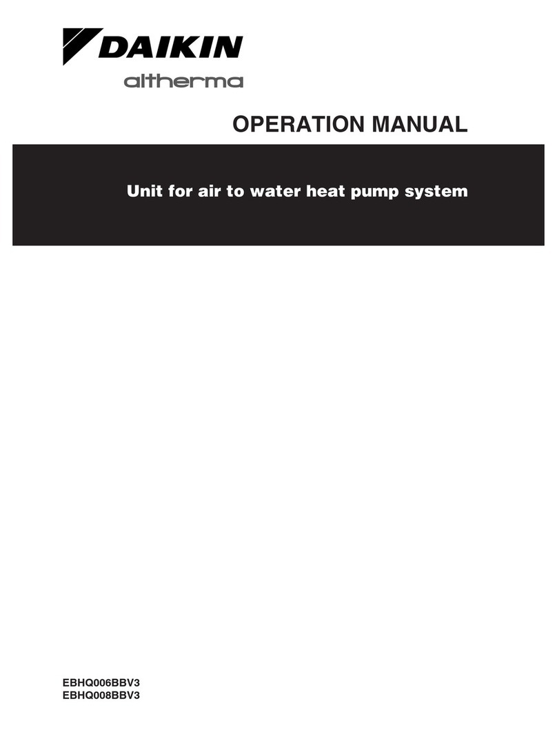 Daikin Altherma EBHQ006BBV3 Operation manual