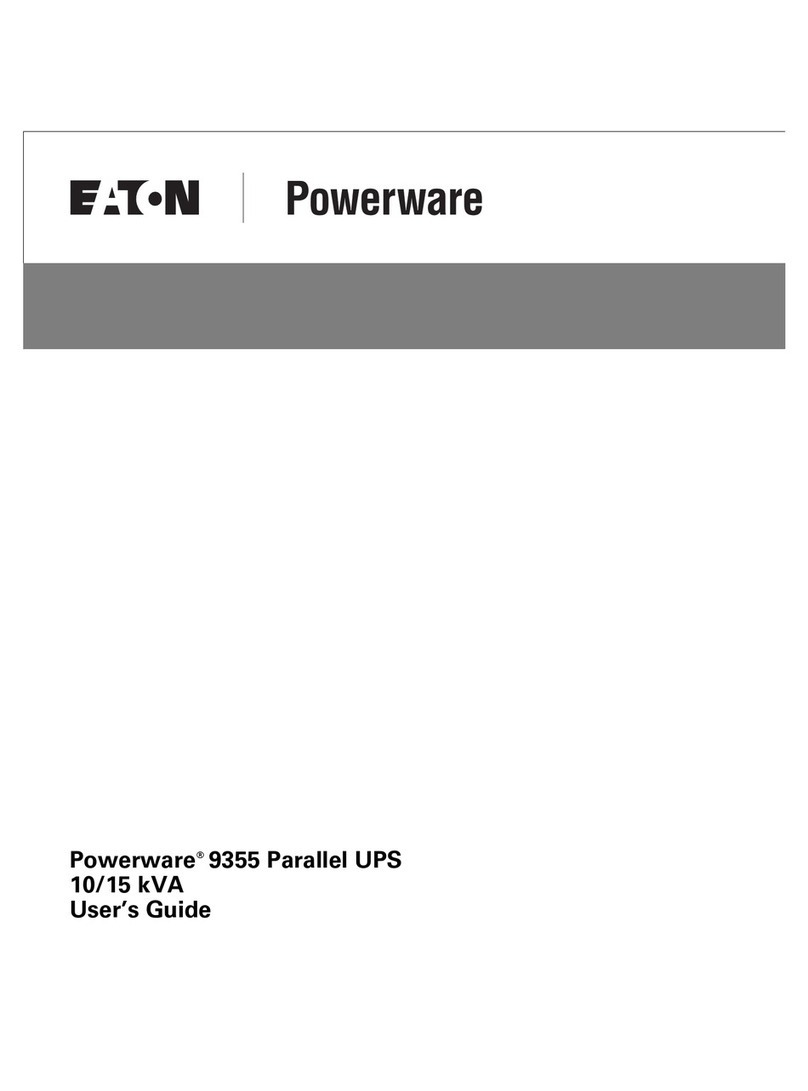 Eaton Powerware 9355 Parallel User manual