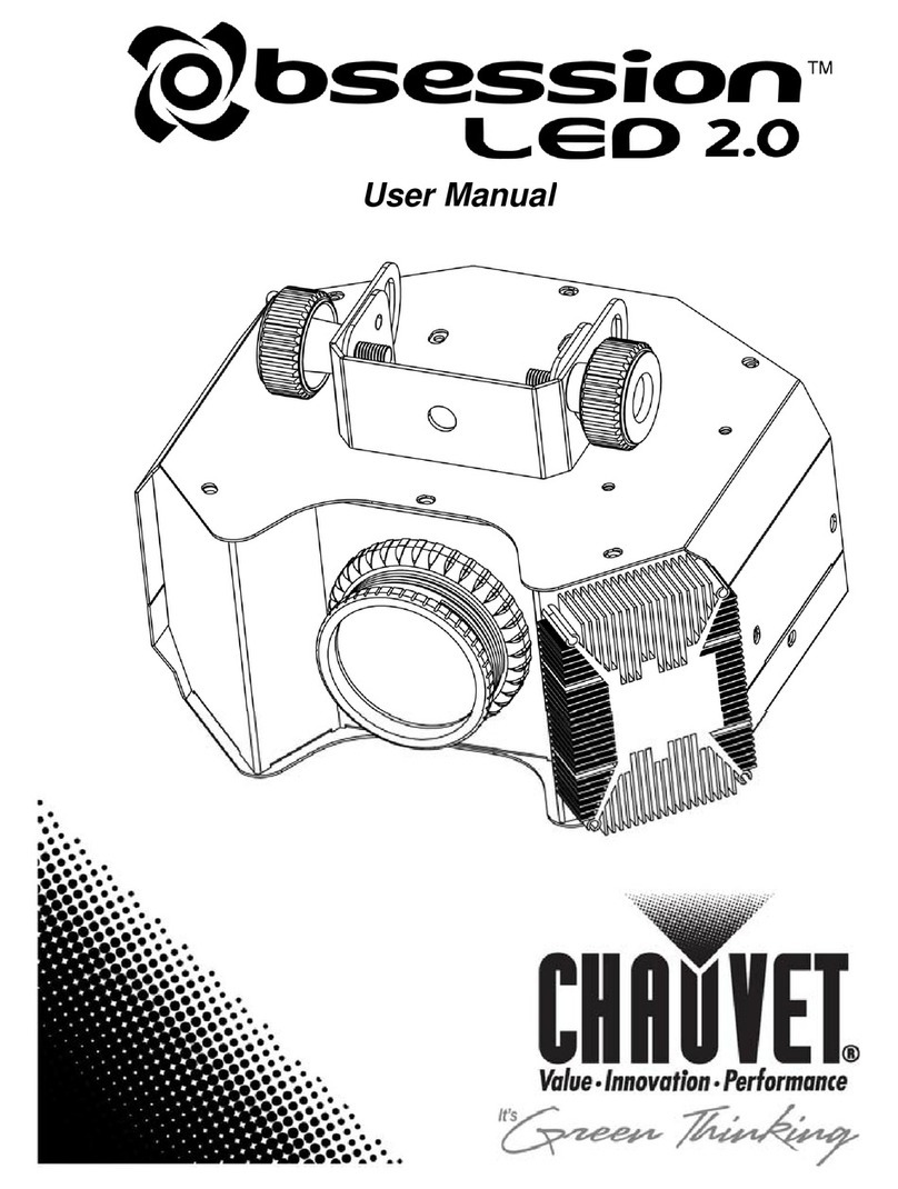 Chauvet Obsession LED 2.0 user manual