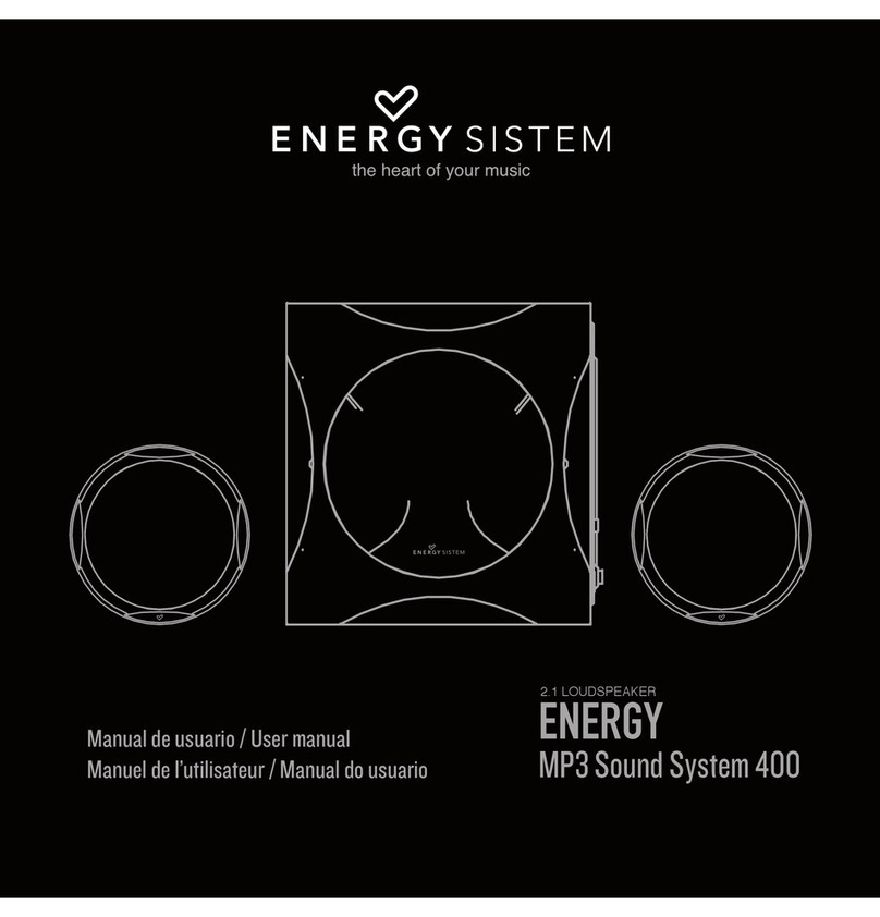 ENERGY SISTEM mp3 sound system 400 User manual