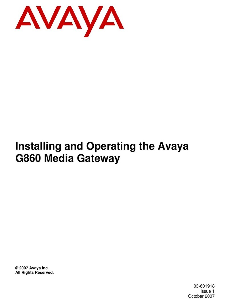 Avaya G860 Wiring diagram