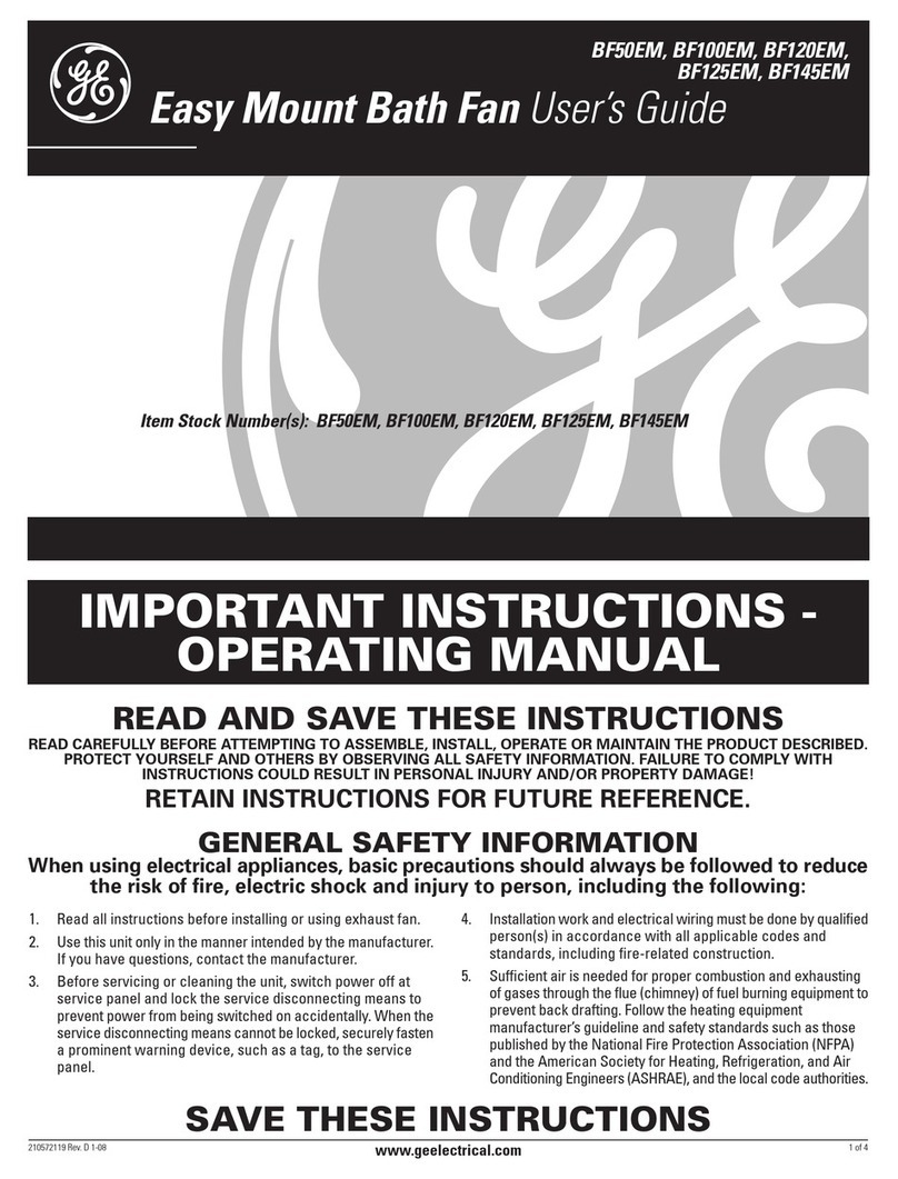 GE BF50EM user guide