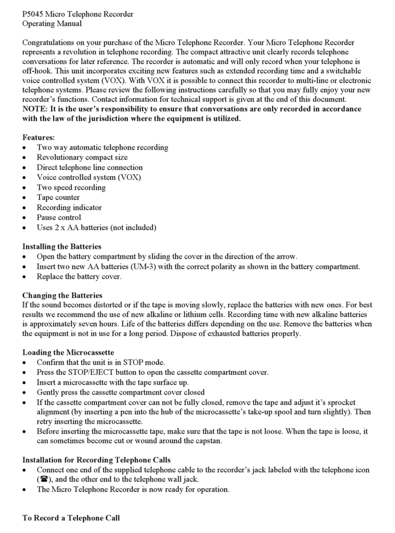 P3 International P5045 operating manual