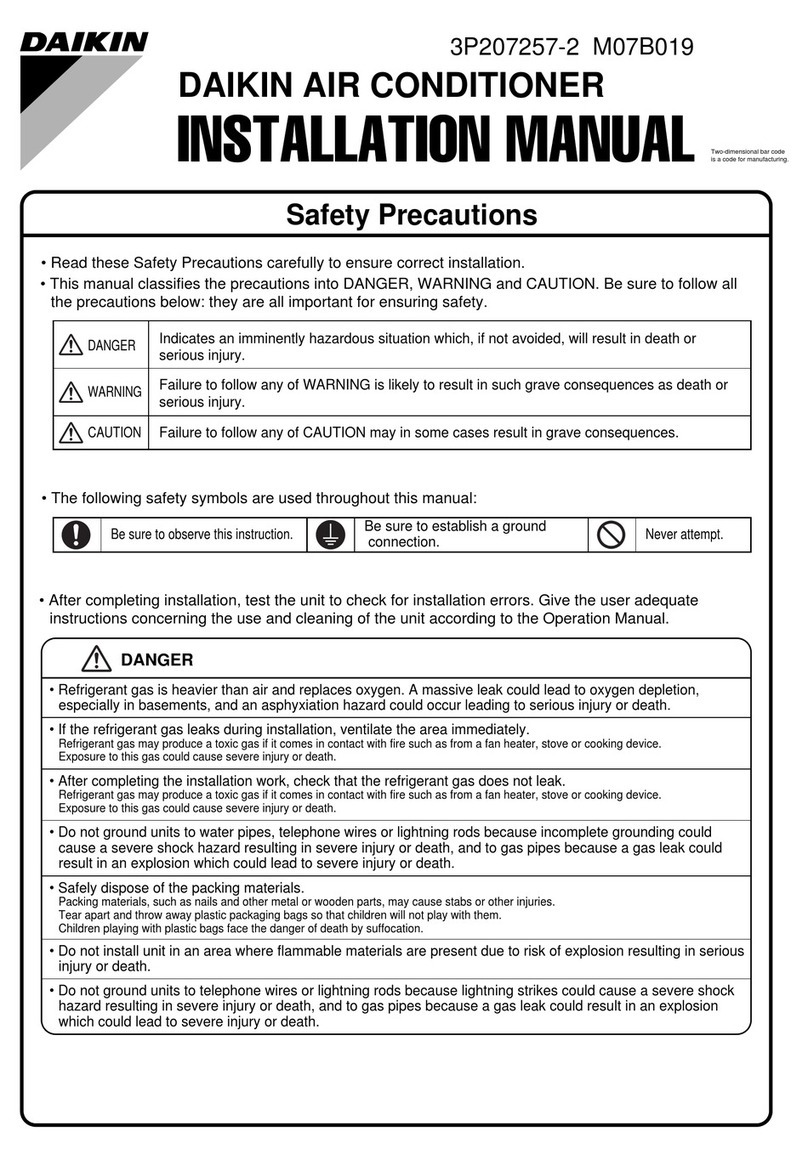 Daikin SUPER MULTI NX 2MXS18GVJU User manual