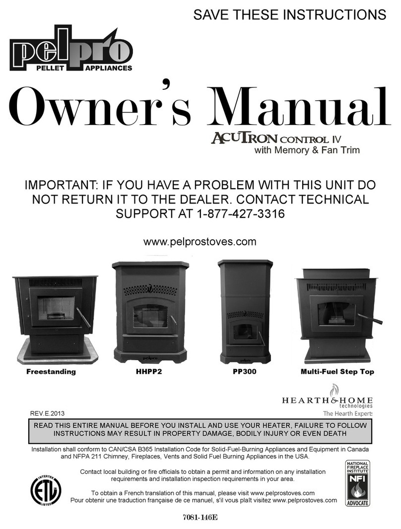 Pelpro Freestanding owner's manual