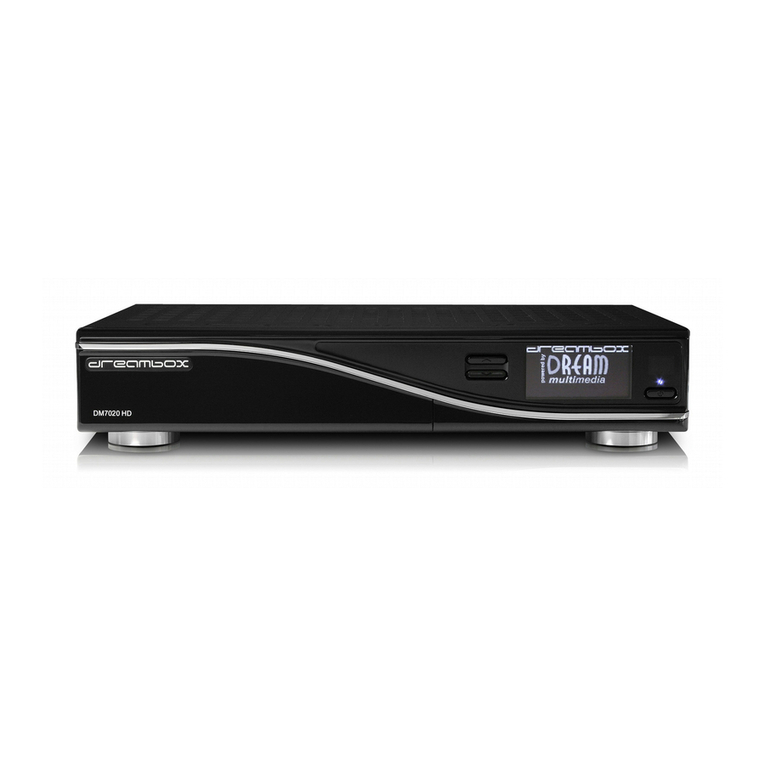 Dreambox DM7020 HD User manual