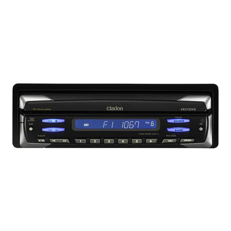 Clarion ProAudio VRX755VD Repair manual