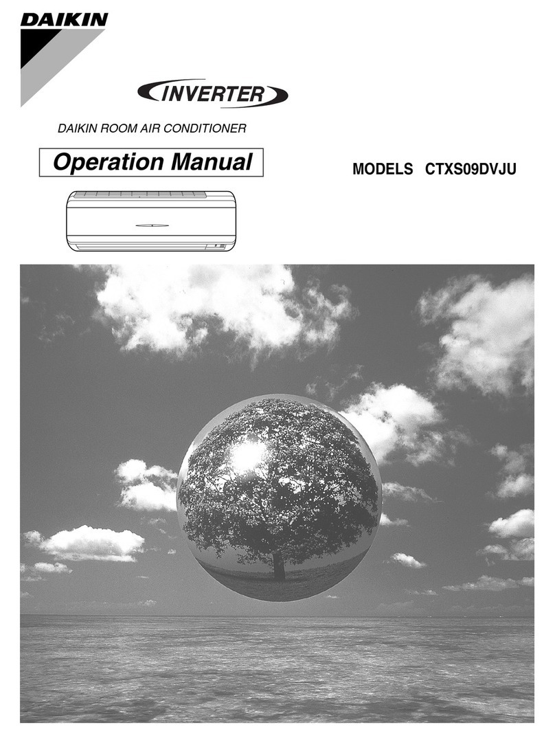 Daikin Inverter CTXS09DVJU Operation manual