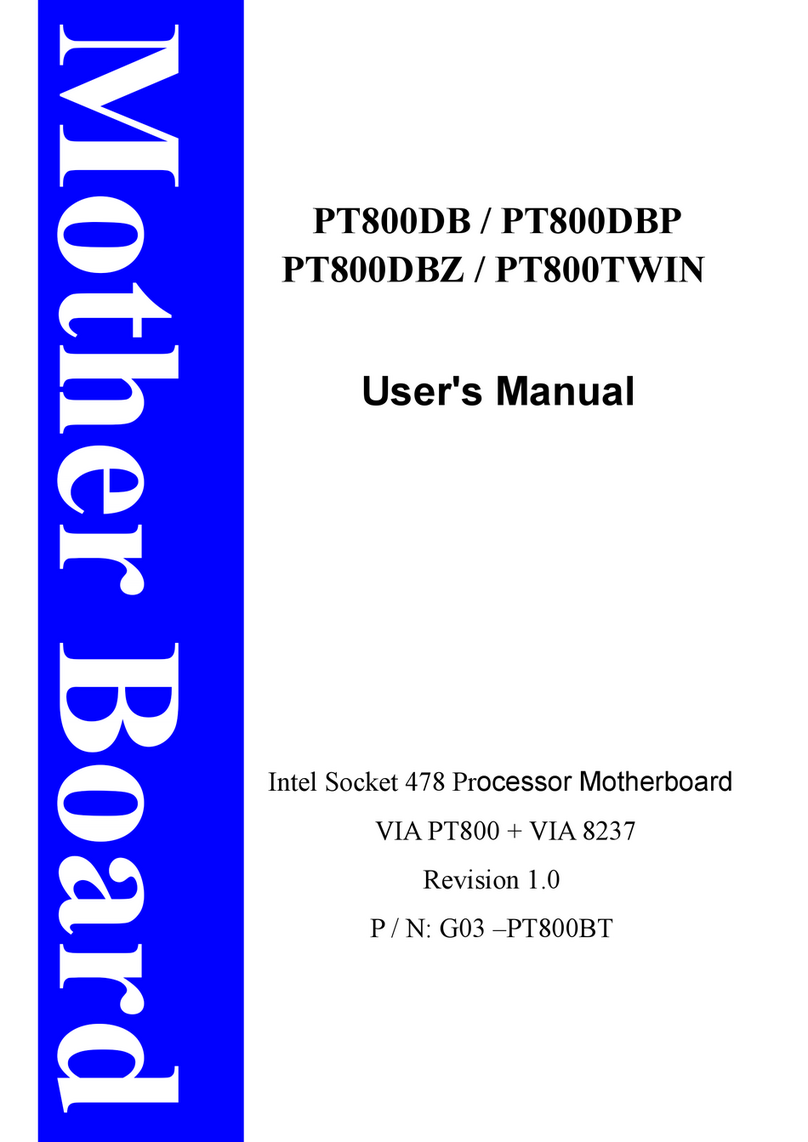 JETWAY PT800DB - REV 1.0 user manual