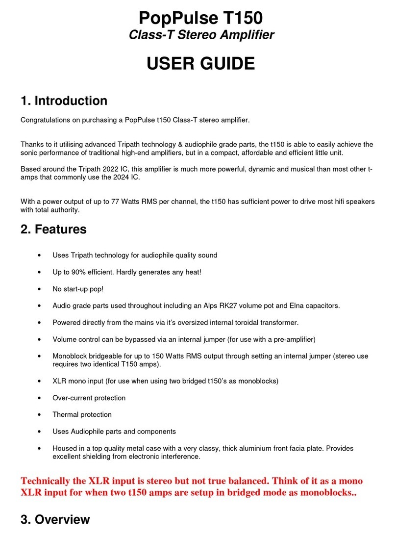 PopPulse T150 User manual