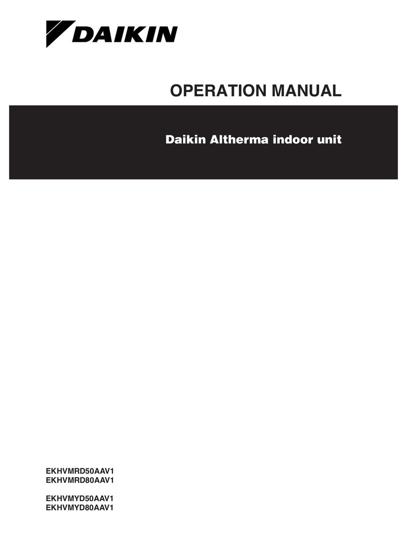 Daikin EKHVMRD50AAV1 Operation manual Daikin EKHVMRD50AAV1 Operation manual
