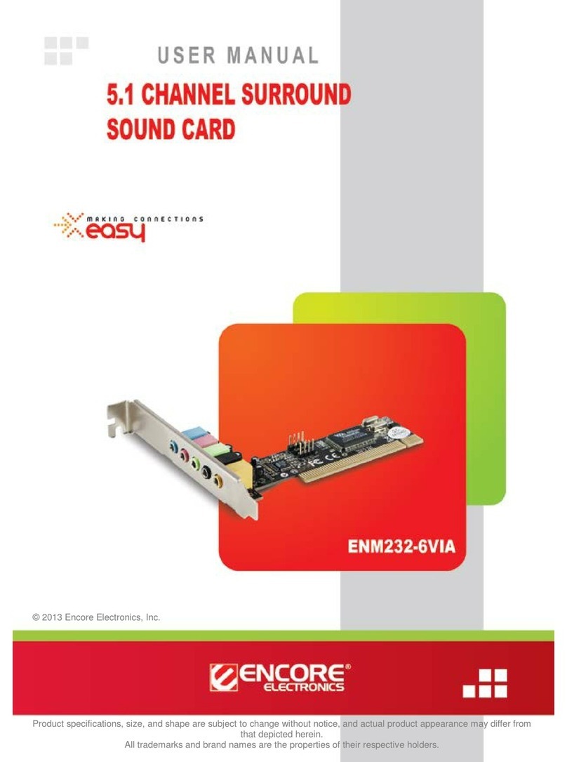 Encore ENM232-6VIA User manual