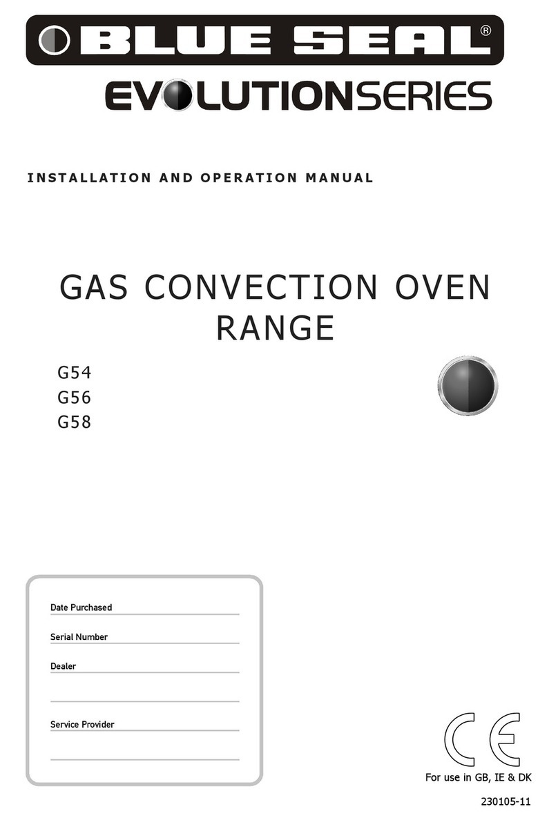 Blue Seal Evolution G54 User manual