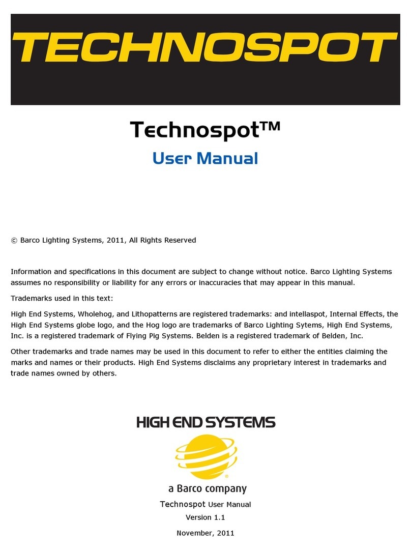 Barco Technospot user manual