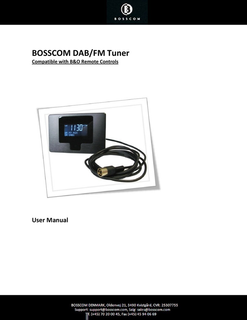 Bosscom dab/fm user manual