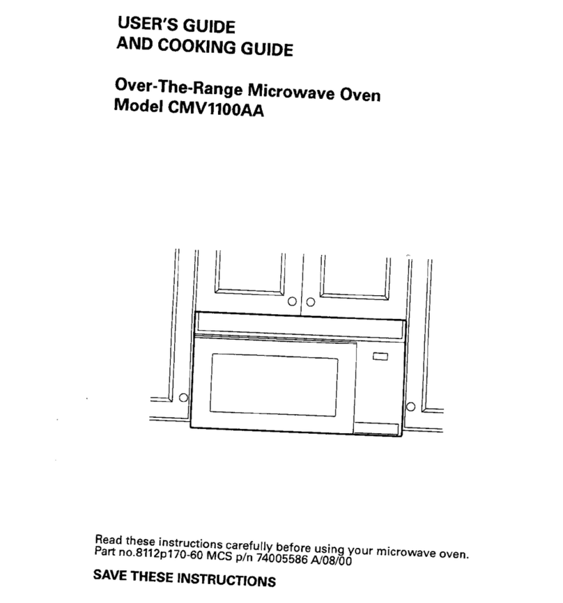 Maytag CMV1100AA User manual