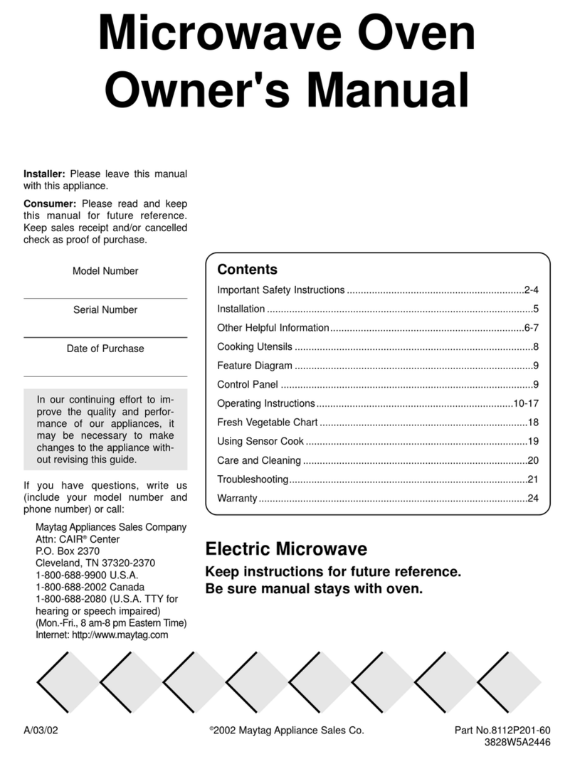 Maytag 8112P201-60 owner's manual