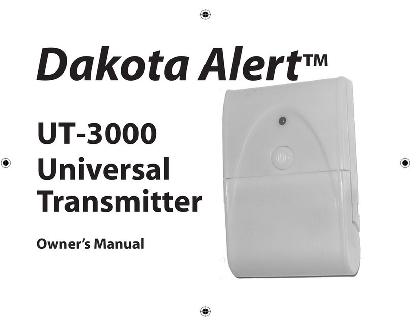 Dakota Alert UT-3000 owner's manual