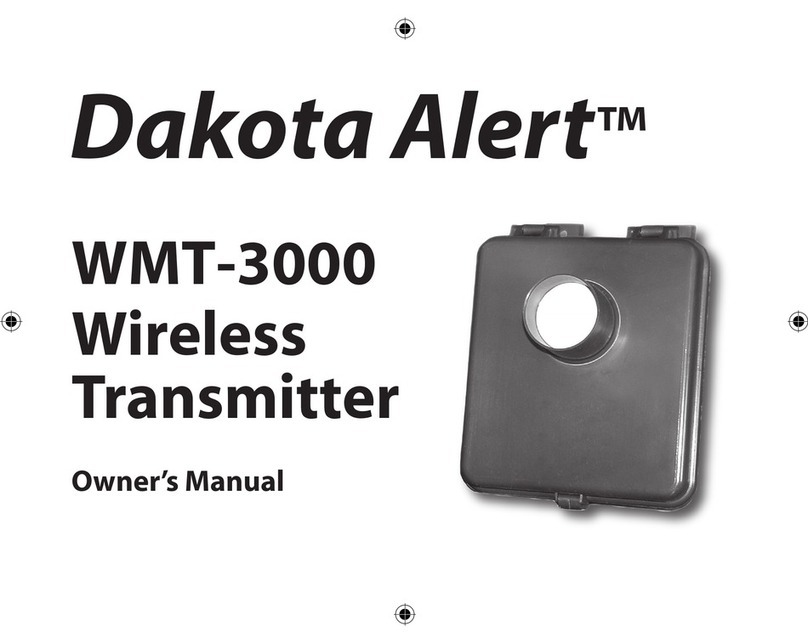 Dakota Alert WMT-3000 User manual