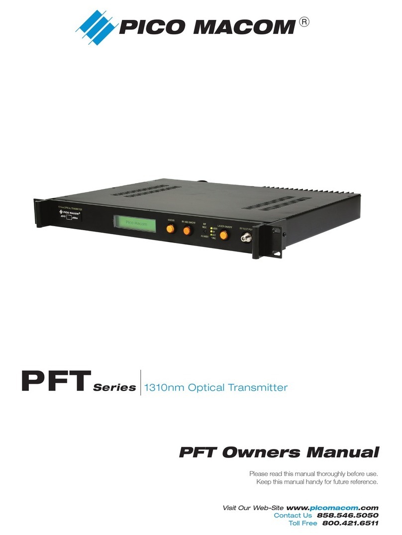 Pico Macom 1310nm User manual
