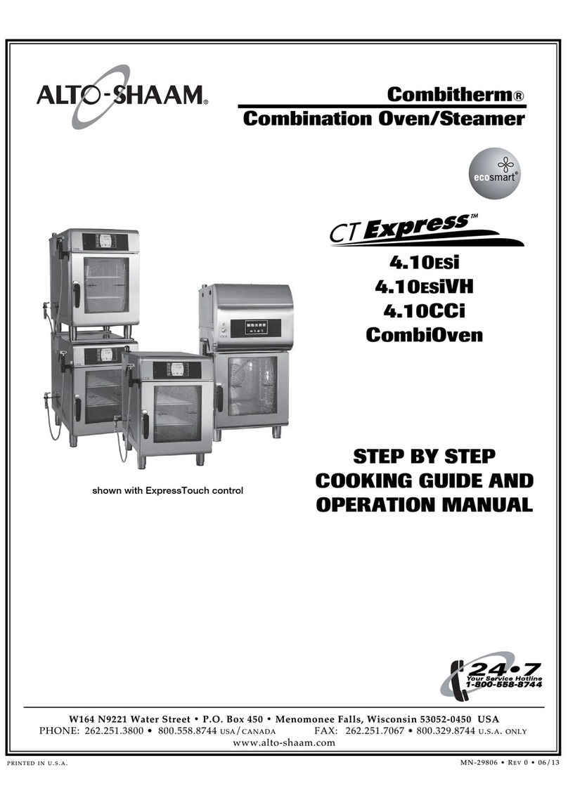 Alto-Shaam Combitherm 4.10ESi User manual