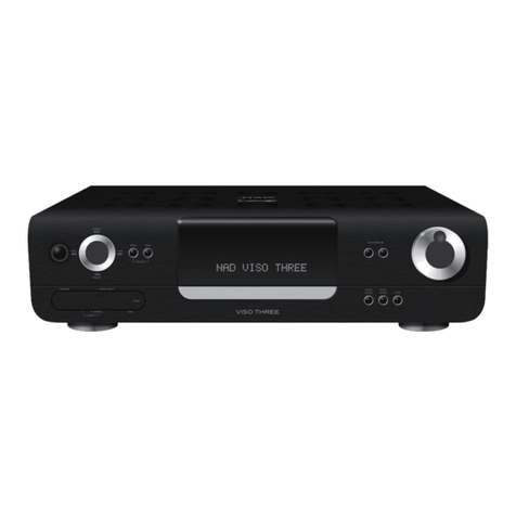 NAD VISO THREE owner's manual