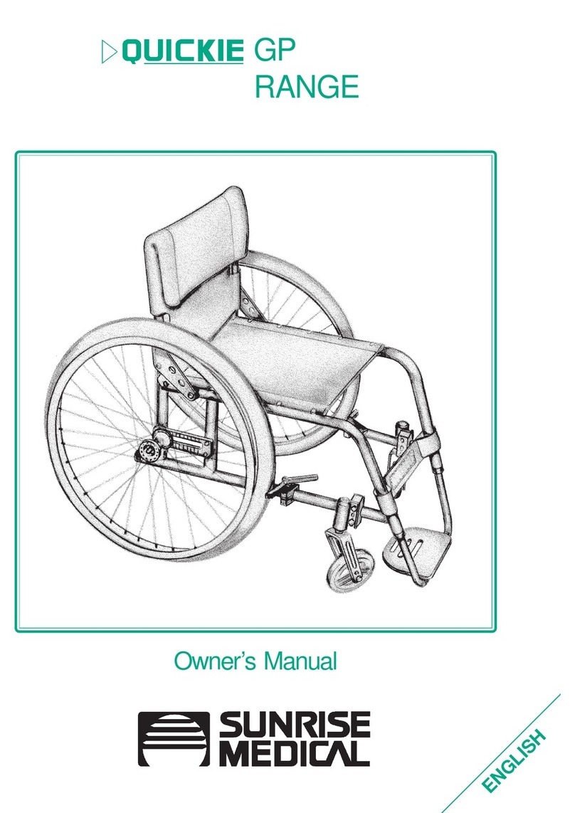 Sunrise Medical Quickie GP Range User manual