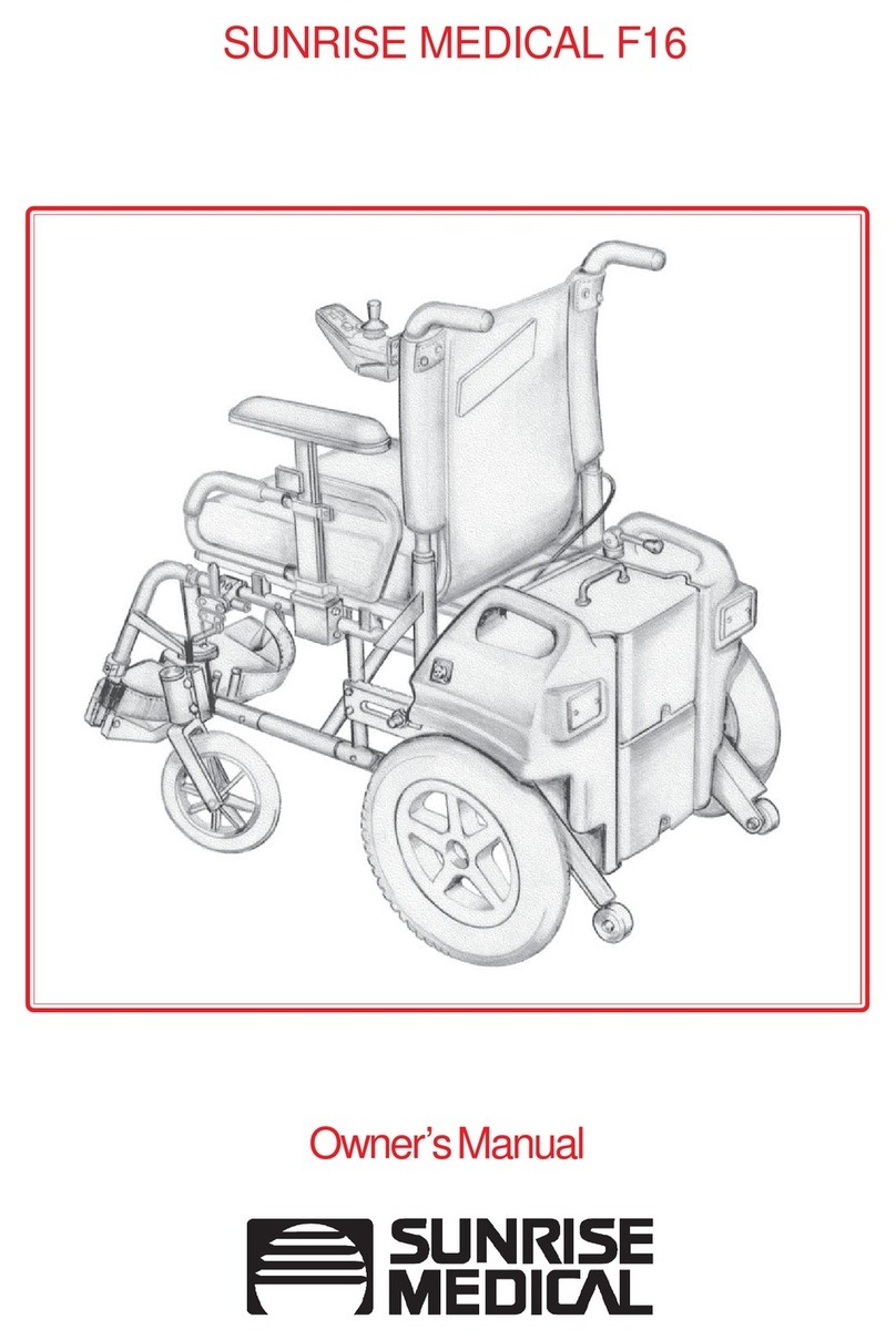 Sunrise Medical F16 User manual Sunrise Medical F16 User manual