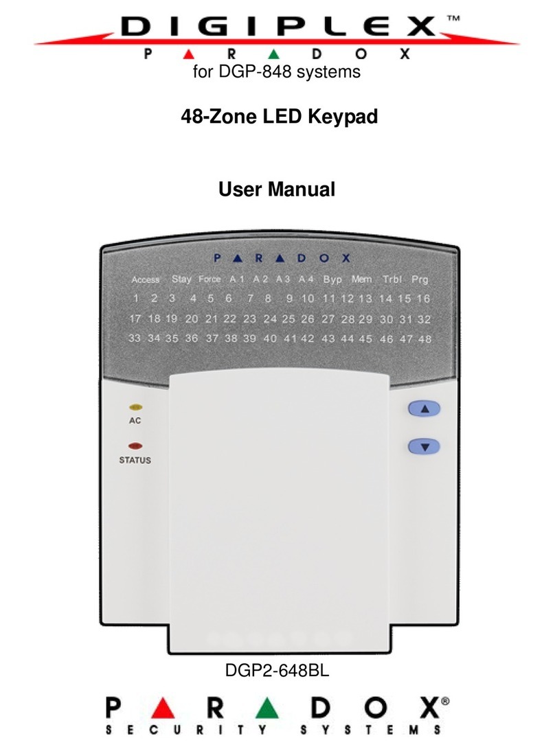 Digiplex DGP2-648BL User manual