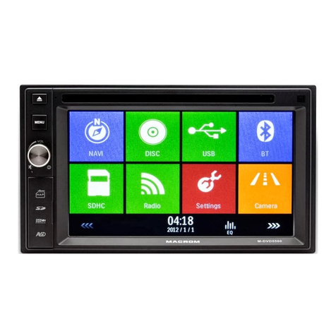 Macrom M-DVD5560 user manual