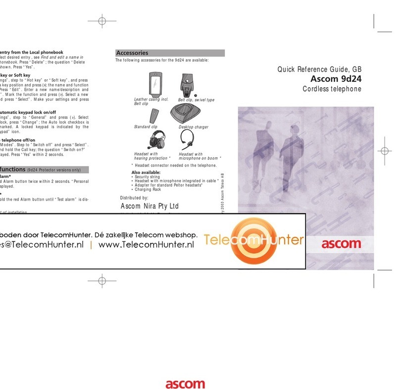 ASCOM 9D24 TALKER - User manual