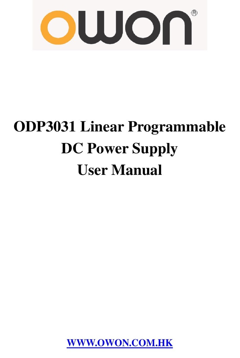 Owon ODP3031 user manual