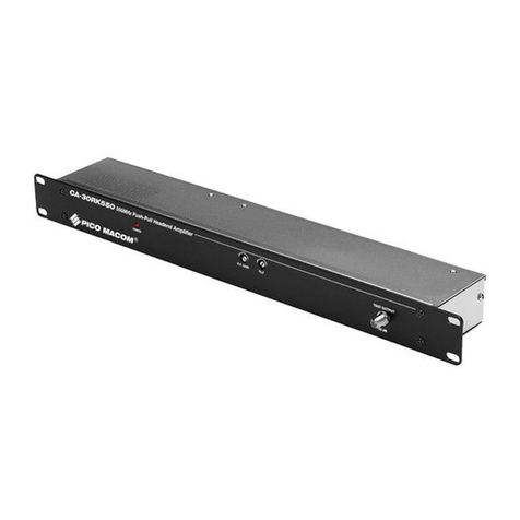 Pico Macom CA-30RK550 User manual