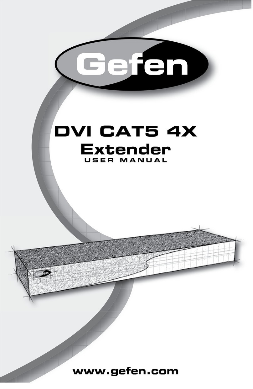 Gefen EXT-DVI-CAT5-4X user manual