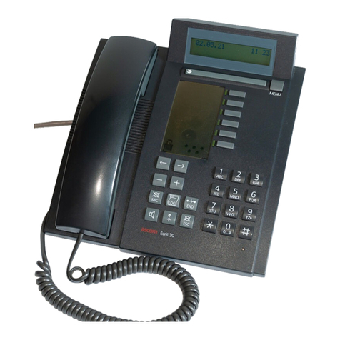 ASCOM Eurit 30 operating manual