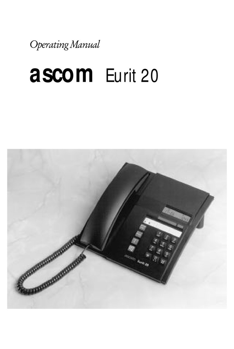 ASCOM Eurit 20 operating manual ASCOM Eurit 20 operating manual