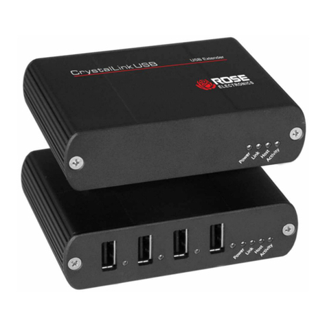 Rose electronics CLK-4U2TP-100M User manual