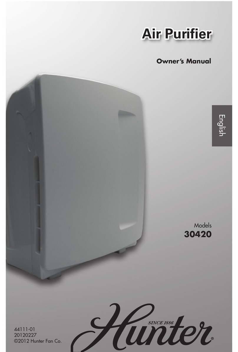 Hunter 30420 owner's manual