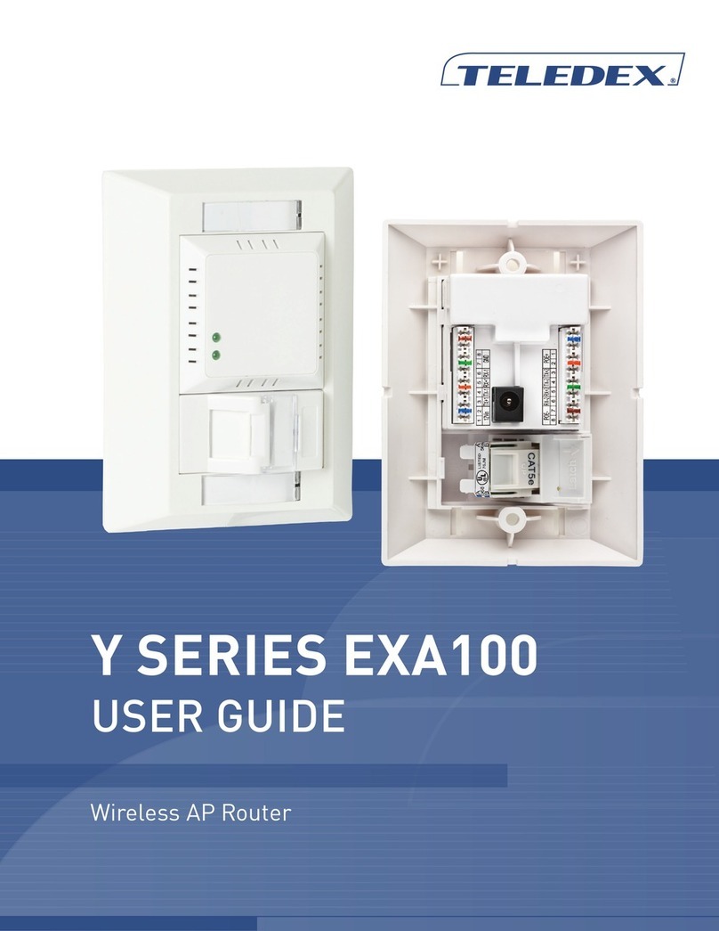 Teledex EXA100 User manual