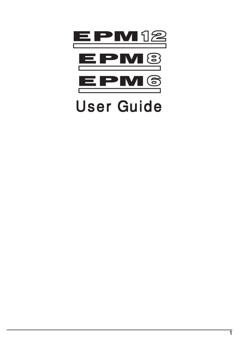 Harman EPM12 User manual