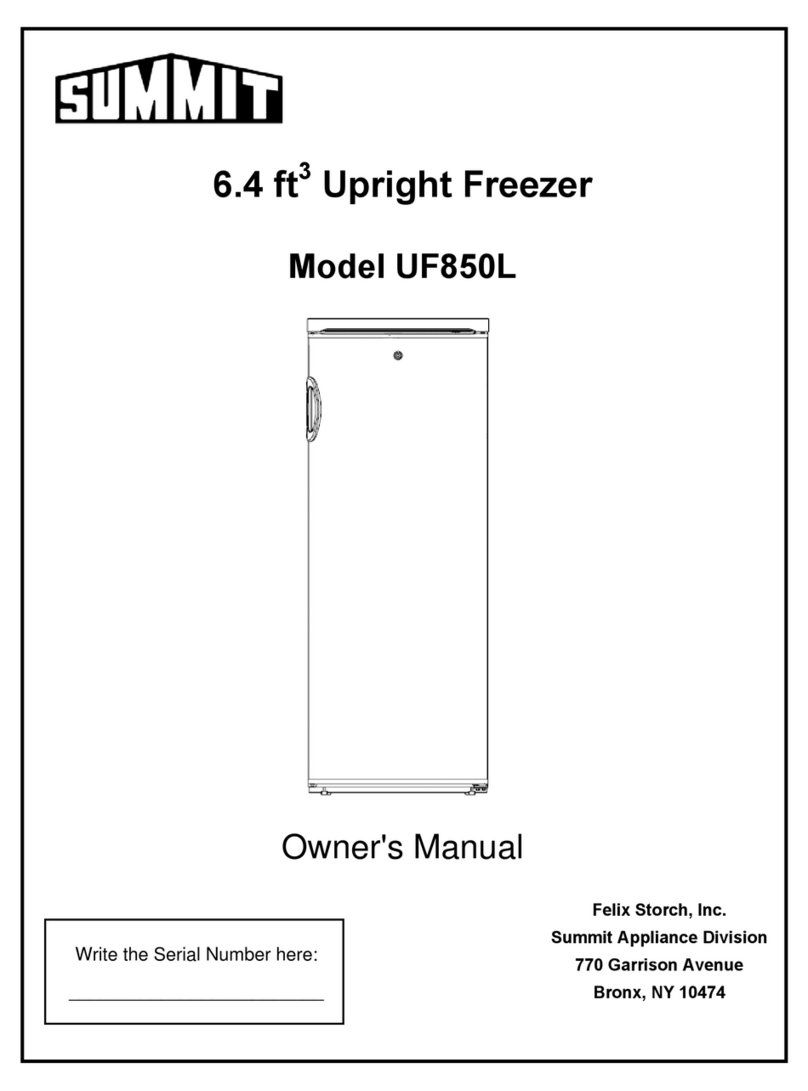 Summit UF850L owner's manual
