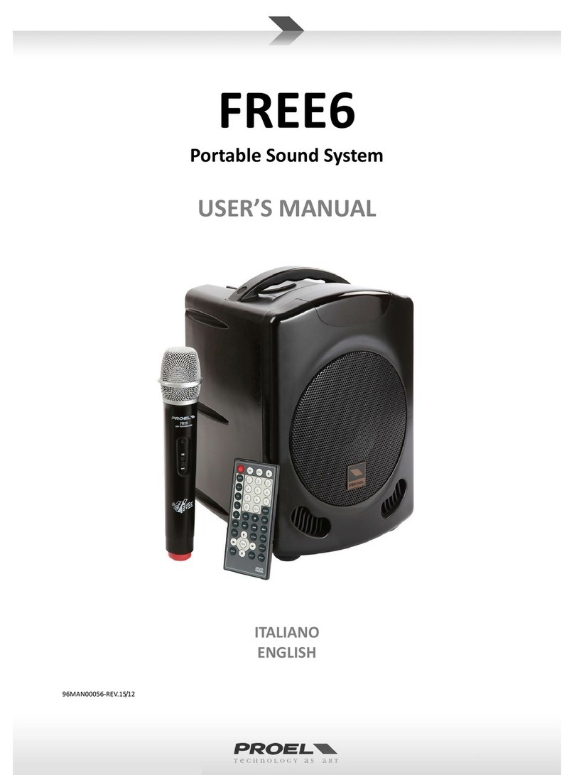PROEL FREE6 user manual